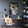 93830-58.jpg Cute Siberian Tiger Framed Poster