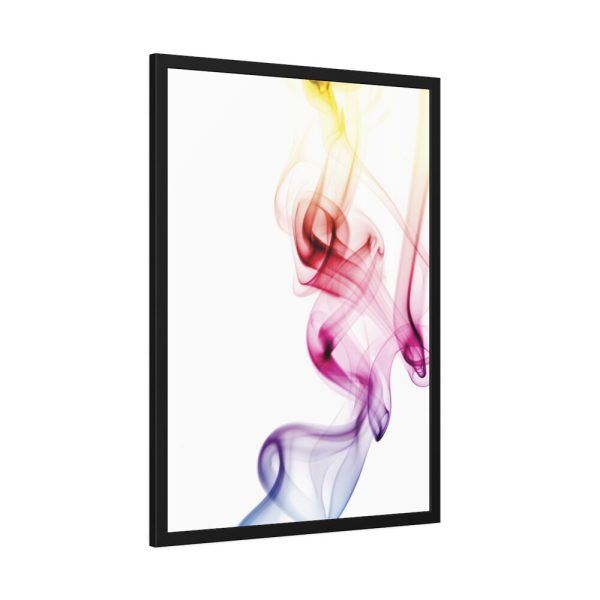93830-69.jpg Colorful Smoke Framed Poster