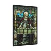 93830-73.jpg Cathedral Church Window Last Supper Framed Poster