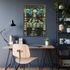 93830-74.jpg Cathedral Church Window Last Supper Framed Poster