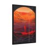 93830-81.jpg NASA Astronaut Stands on Mars Framed Poster