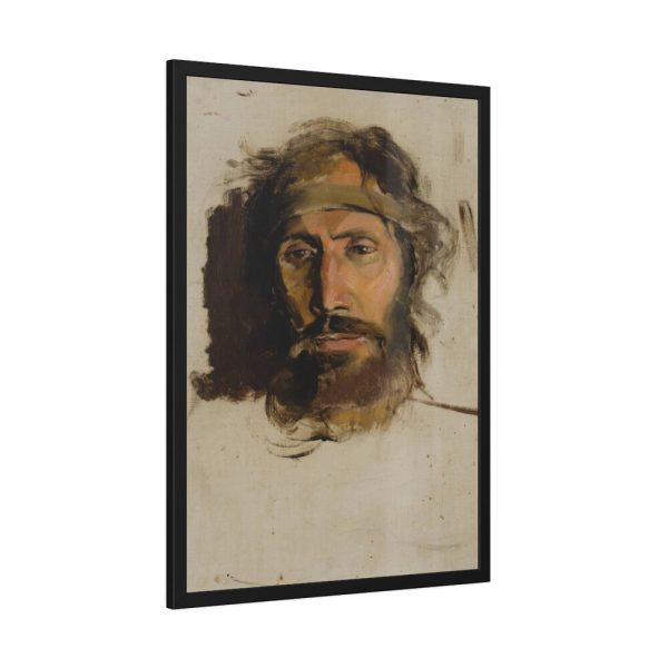 93830-89.jpg Christ by László Mednyánszky Framed Poster