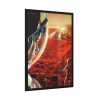 Astronauts Walking on Mars Framed Poster