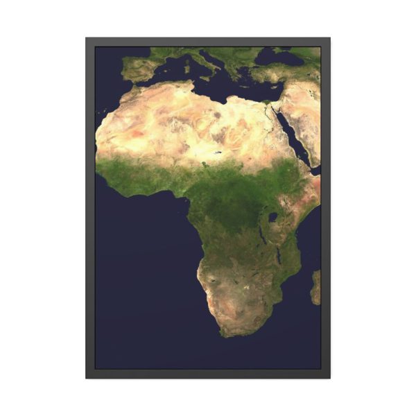 Africa Continent  Framed Poster