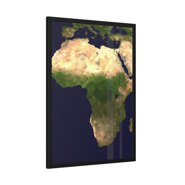 Africa Continent  Framed Poster