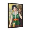 93831-117.jpg Asahi Beer Woman Framed Poster
