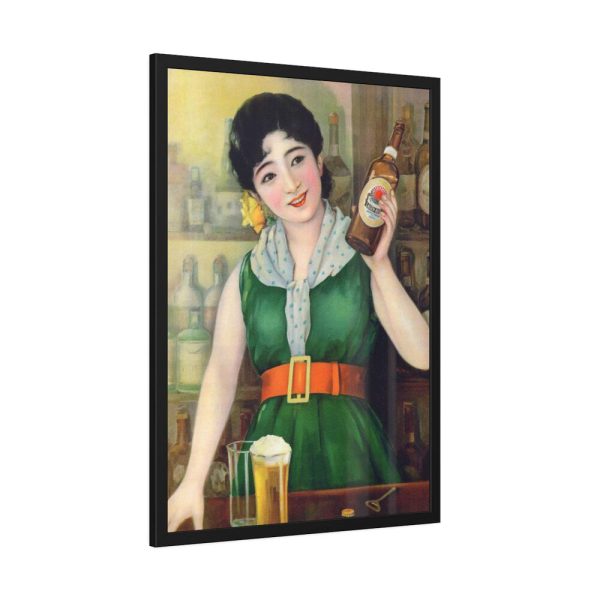 93831-117.jpg Asahi Beer Woman Framed Poster