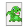 93831-144.jpg Smiling Crocodile Framed Poster