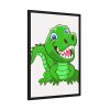 93831-145.jpg Smiling Crocodile Framed Poster