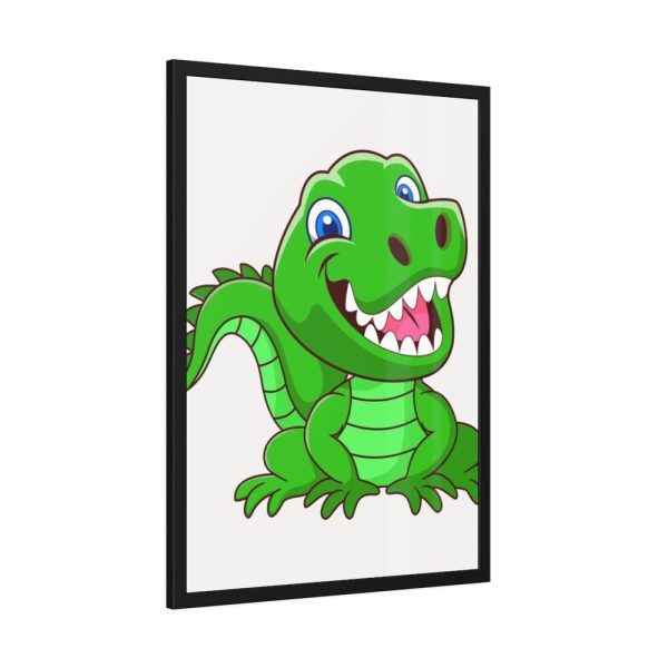 93831-145.jpg Smiling Crocodile Framed Poster