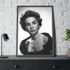 93831-15.jpg Jean Simmons Actress Framed Poster