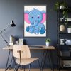 93831-150.jpg Baby Elephant Framed Poster