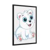 93831-153.jpg Baby Polar Bear Framed Poster