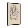 93831-157.jpg Girl With a Flower by Mikuláš Galanda Framed Poster