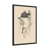 93831-169.jpg Woman and Flower by Mikuláš Galanda Framed Poster