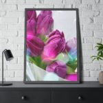 Purple Tulip Framed Poster - Image 8