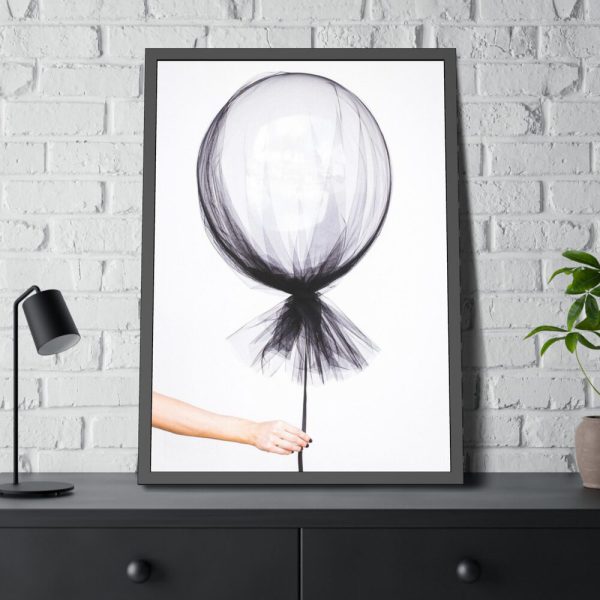 93831-199.jpg Hand and Balloon Framed Poster