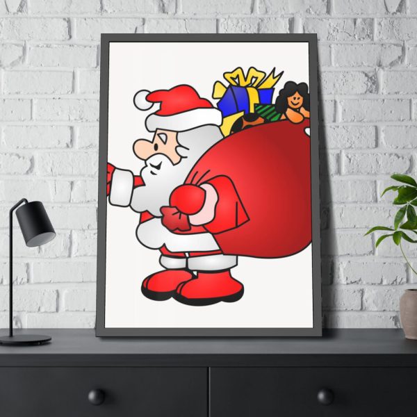93831-203.jpg Santa Claus Framed Poster