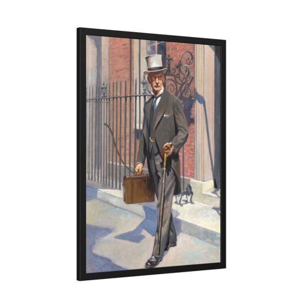 93831-205.jpg Neville Chamberlain by Samuel Johnson Woolf Framed Poster