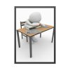 93831-24.jpg Little Slep at Work Framed Poster