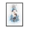 93831-240.jpg Vintage Style Girl Framed Poster