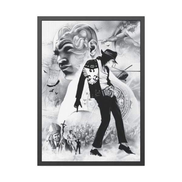 Drawing full of Legends Framed Poster