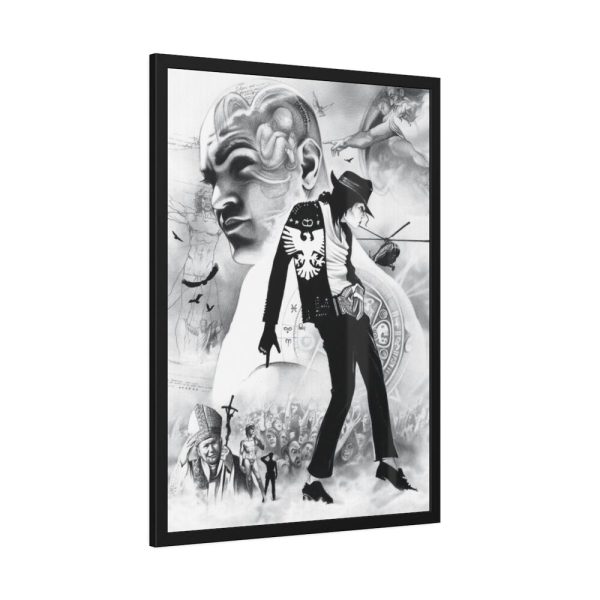 Drawing full of Legends Framed Poster