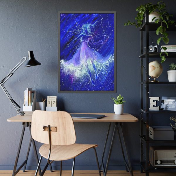 93831-42.jpg Stars Girl Framed Poster