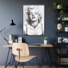 93831-54.jpg Marilyn Monroe Picture Drawing Framed Poster