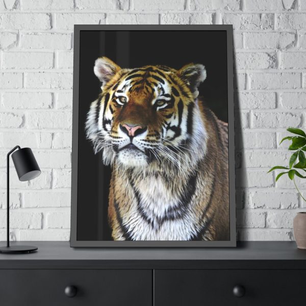 93831-59.jpg Cute Siberian Tiger Framed Poster