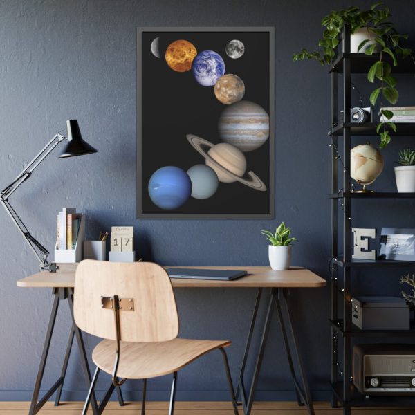 93831-6.jpg Solar System Framed Poster
