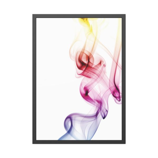 93831-68.jpg Colorful Smoke Framed Poster