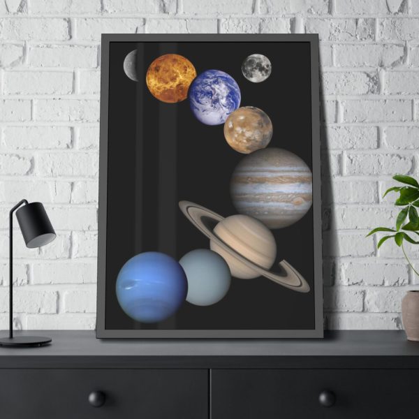 93831-7.jpg Solar System Framed Poster