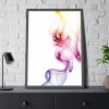 93831-71.jpg Colorful Smoke Framed Poster