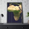 Africa Continent  Framed Poster