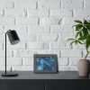 Аrt Painting Blue Blob Framed Poster