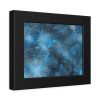 Аrt Painting Blue Blob Framed Poster