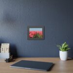Pink Tulip Field Framed Poster - Image 7