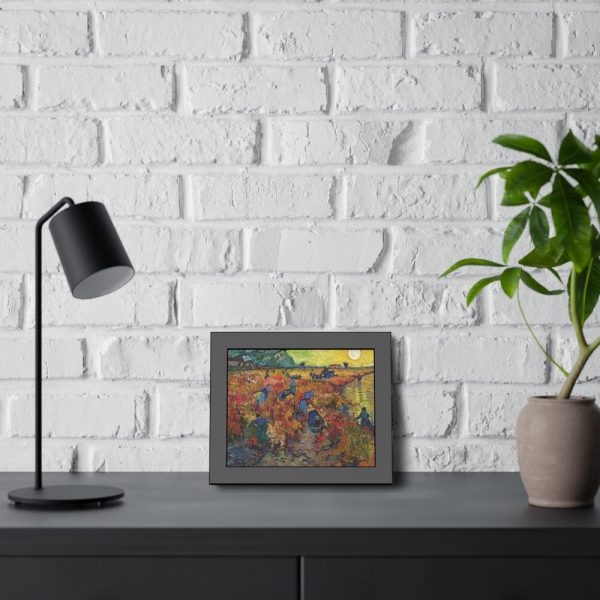 93838-7.jpg Vincent van Gogh's The Red Vineyard Framed Poster