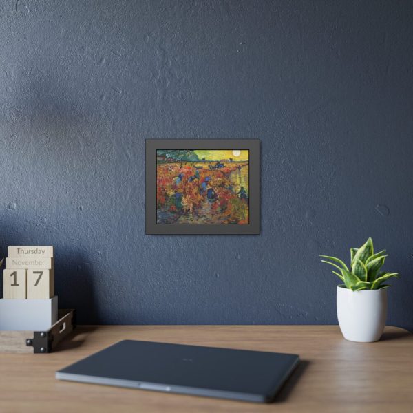 93839-6.jpg Vincent van Gogh's The Red Vineyard Framed Poster