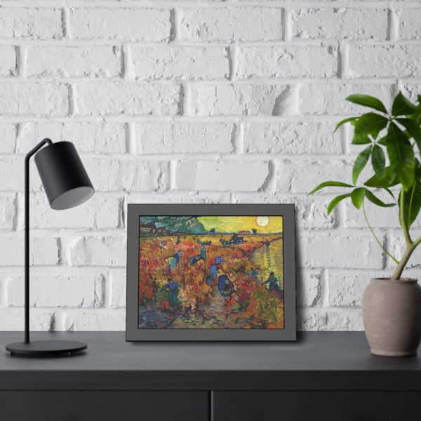 93840-7.jpg Vincent van Gogh's The Red Vineyard Framed Poster