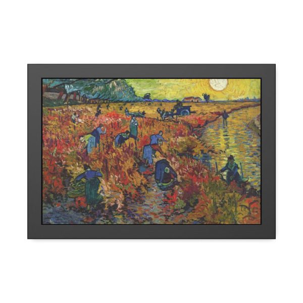 93842-4.jpg Vincent van Gogh's The Red Vineyard Framed Poster