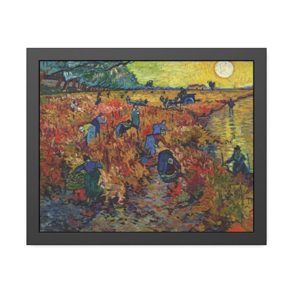 93844-4.jpg Vincent van Gogh's The Red Vineyard Framed Poster