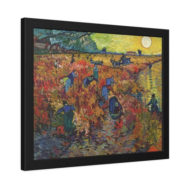 93844-5.jpg Vincent van Gogh's The Red Vineyard Framed Poster