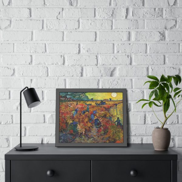 93845-7.jpg Vincent van Gogh's The Red Vineyard Framed Poster
