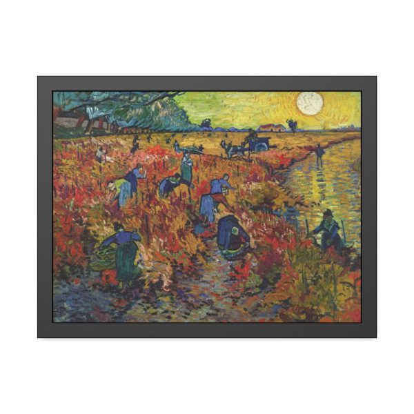 93847-4.jpg Vincent van Gogh's The Red Vineyard Framed Poster