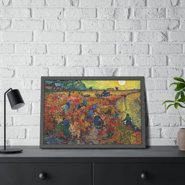 93849-7.jpg Vincent van Gogh's The Red Vineyard Framed Poster