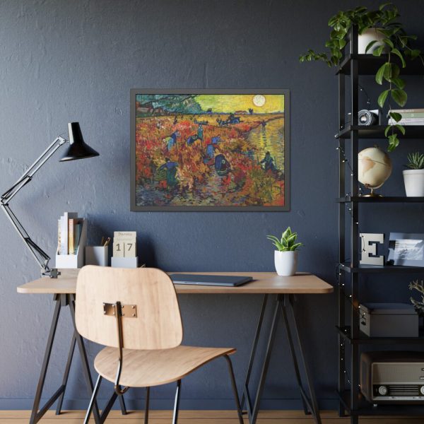 93851-6.jpg Vincent van Gogh's The Red Vineyard Framed Poster