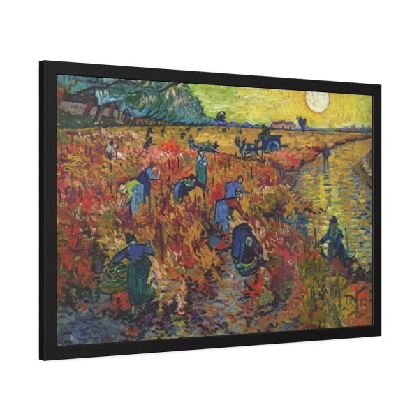 93853-5.jpg Vincent van Gogh's The Red Vineyard Framed Poster