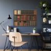 93854-106.jpg Antique Books in a Library Framed Poster
